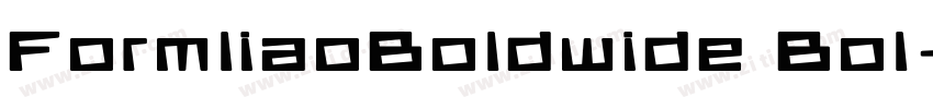 FormliaoBoldwide Bol字体转换